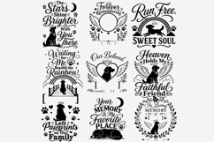 Dog Memorial PNG Bundle, Pet Loss Quote Clipart, Rainbow Product Image 10