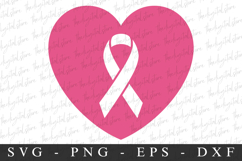 PInk Ribbon PNG | Breast Cancer Awareness Png Product Image 1