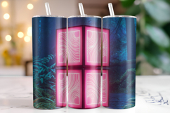 Geometric cubes Tumbler Wrap | Sublimation | Tumblers Product Image 1