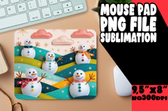 Bright MOUSE PAD Artistic PNG, Holiday Product Image 1