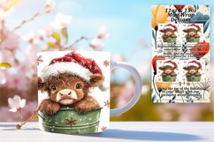 Sleek 11oz Mug Wrap Png Artwork , Christmas Product Image 1