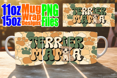 Blissful evenings 11oz 15oz sublimation wrap, Dog Mom Product Image 1