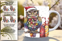 Christmas Mug Wrap Sublimation for 11oz 15oz Product Image 1