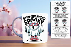 Eye-Catching 15oz Mug Wrap Png , Funny Ghost Product Image 1