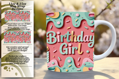 GORGEOUS PNG Mug Wrap Design 15oz , Girl Quote Product Image 1