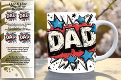 Joyful Dad Mug Wrap - 11oz Product Image 1