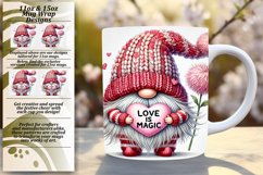 Magical 15oz Mug Wrap Png Artwork , Gnomes Product Image 1