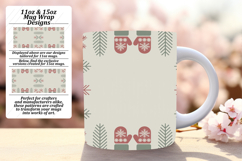 Creative 11oz Mug Wrap Png Design , Christmas Product Image 1