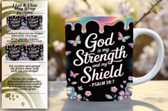 Dazzling 15oz Mug Wrap Png Template , Christian Product Image 1