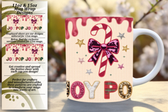Charming 11oz Mug Wrap Png Design , Holiday Product Image 1