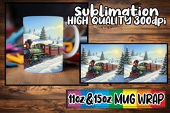 Cherished moments 11oz 15oz mug wrap, Christmas Product Image 1