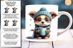 Mystical Winter Animals Mug Wrap Product Image 1