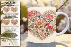 Romantic Mug Makeover: Heart Patterns Product Image 1