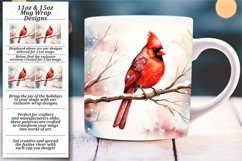 Winter Mug Wrap Cheer: Festive Sublimation Product Image 1