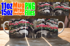 Bright horizons 11oz 15oz sublimation wrap, Spring Tree Product Image 1