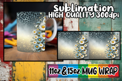 Radiant thoughts 11oz 15oz sublimation wrap, Leopard Prints Product Image 1