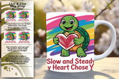 Joyful 11oz Mug Wrap Png Design , Valentines Day Product Image 1