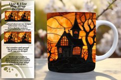Artistic Autumn Stained Glass Mug 11oz 15oz Design Product Image 1
