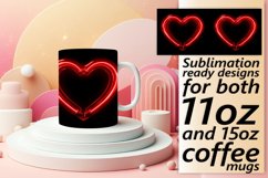Neon Cascade: 15oz Mug Sublimation Marvels 11oz Product Image 1