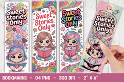 Sweet Girl Bookmark Sublimation Product Image 1