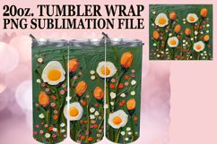 Bold Egg Blossom Sublimation Wraps Product Image 1