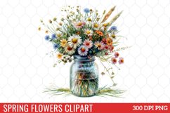 Spring Flowers Clipart Product Image 1