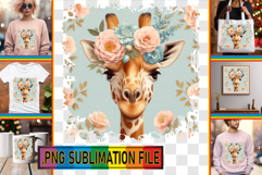 Charming TSHIRT Ideas PNG, Giraffe Product Image 1