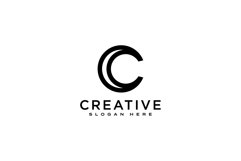 initial letter c logo line style vector design Product Image 1
