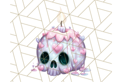 Pastel Goth Halloween PNG Clipart, Creepy Cute Art Product Image 3
