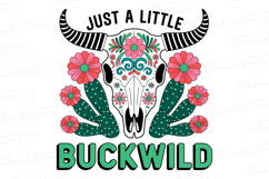 Just a little Buckwild Svg Design | Svg Files for Cricut Product Image 1
