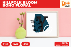Hillfolk Bloom Boho Floral Monogram Product Image 1