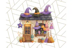 Halloween Candy Shop Clipart PNG, Trick or Treat Clip Art Product Image 3