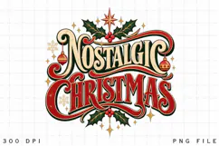 Christmas Tree Delivery Vintage Camper Van PNG - Retro Product Image 3