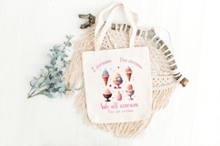 Funny ice cream quote PNG for sublimation and T-shirt design Product Image 3