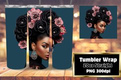 African American Portrait Tumbler 3D Wrap 20oz Product Image 1