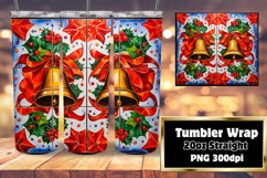 3D Winter Vibrant Christmas Tumbler 20oz Product Image 1