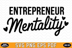 Entrepreneur Mentality SVG | Quotes | SVG Cut files Product Image 1