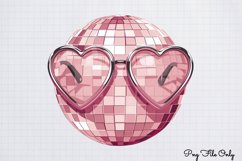 Retro Valentine Day Clipart PNG Product Image 1