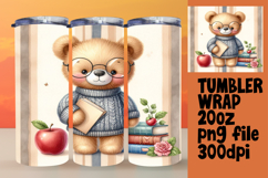 Vibrant Tumbler Design Download , Teddy Bear Product Image 1