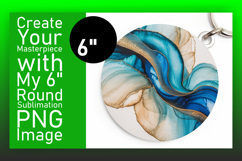 Charming Circle Design for Keychains , Summer Beach Product Image 1