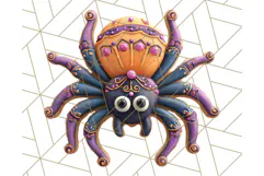 Halloween Cookie Clipart PNG, Spooky Sugar Treat Art Product Image 3