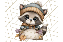 Thanksgiving Woodland Animals Clipart PNG Product Image 3