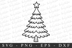 Christmas Tree SVG | SVG Cut files | Cricut Product Image 1