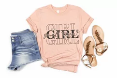 Small Town Girl Svg Cut Files / Boho Girl SVG Design Product Image 3