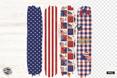 4th Of July Brushstrokes Clipart Product Image 1