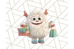 Holiday Yeti Village PNG Clipart, Cute Winter Clip Art Product Image 3