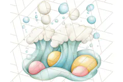 Under the Sea Nursery Clipart, Ocean Animals PNG Product Image 3