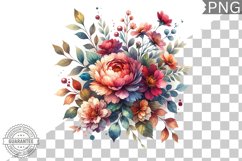 Flowers Sublimation - Clipart PNG Design Product Image 1