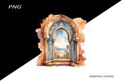 Watercolor Moroccan Clipart Product Image 1