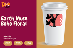 Earth Muse Boho Floral Monogram Product Image 1